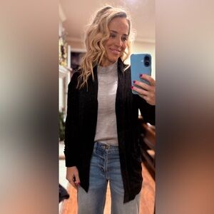 Threads 4 Thought Classic Black Cardigan